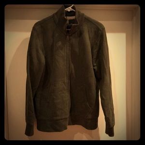 Eddie Bauer Zip Up Fleece Lined Sweetshirt